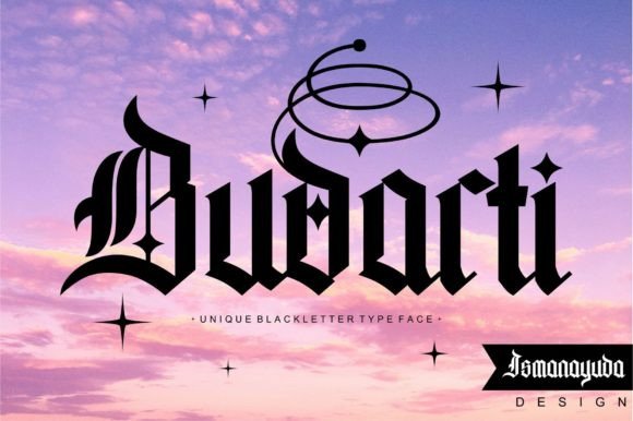 Budarti: Why This Bold Blackletter Font Demands Your Attention