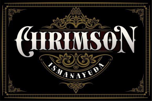 Chrimson: Elevating Gothic Typography for Bold Branding