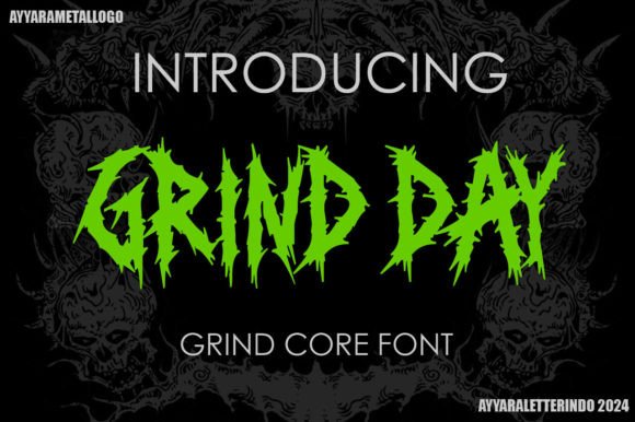 Grind Day: Elevating Metal Branding with Authentic Blackletter Typography