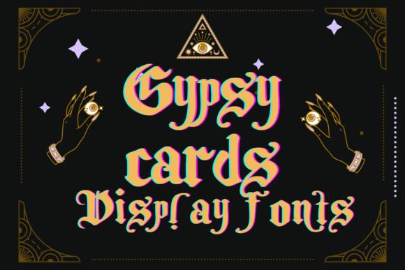 Gypsy Cards: A Bold Typography Solution