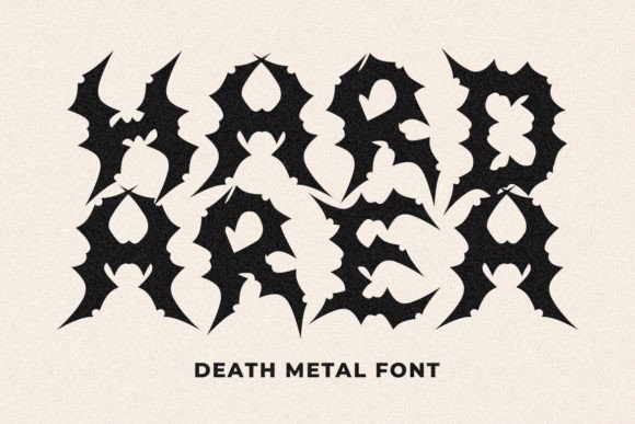 Hard Area: A Bold Blackletter for Modern Branding and Print