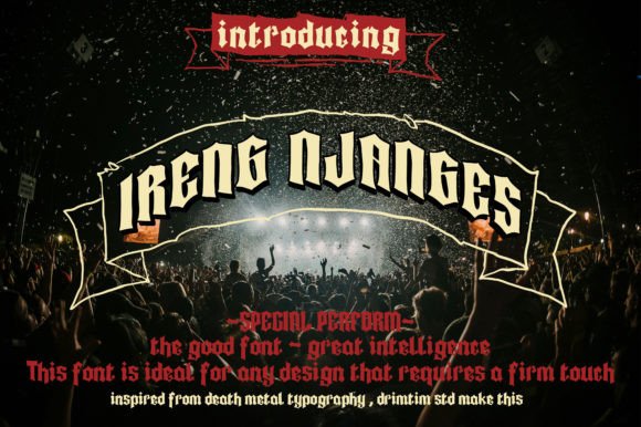 Ireng Njanges Font Review