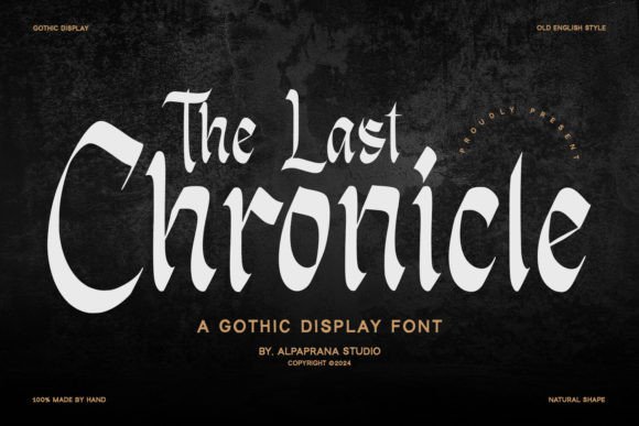 Last Chronicle Font Evaluation