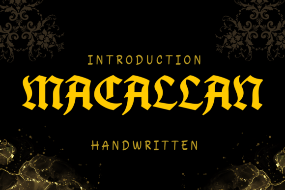 Macallan: Bold Typography for Premium Branding