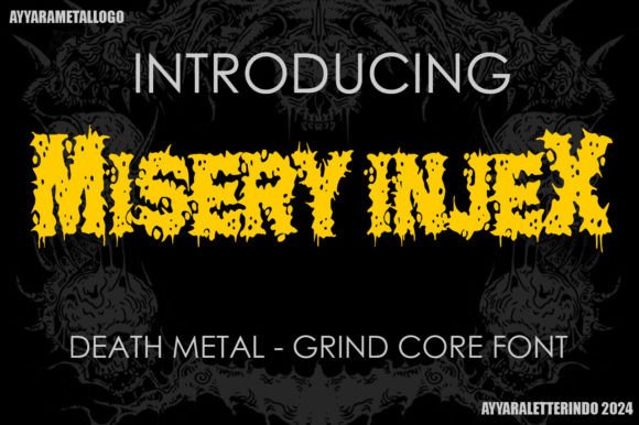 Misery Injex: A Practical Guide to Using This Death Metal Font for Branding and Design