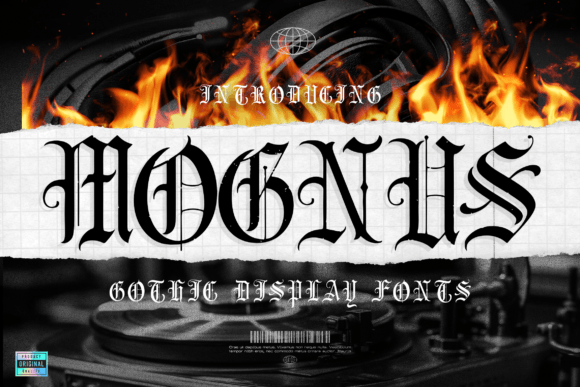 Mognus: Elevating Design with Timeless Blackletter Elegance