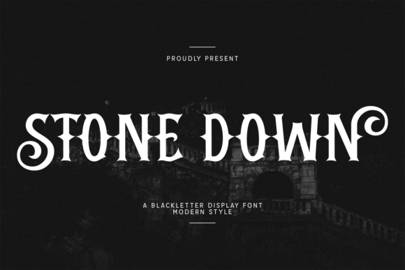 Stone Down: Elevating Bold Typography for Modern Designs