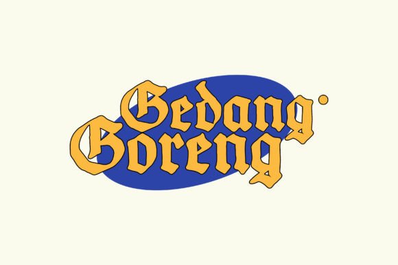 The Heavy Metal Touch: Mastering Design with Gedang Goreng Font