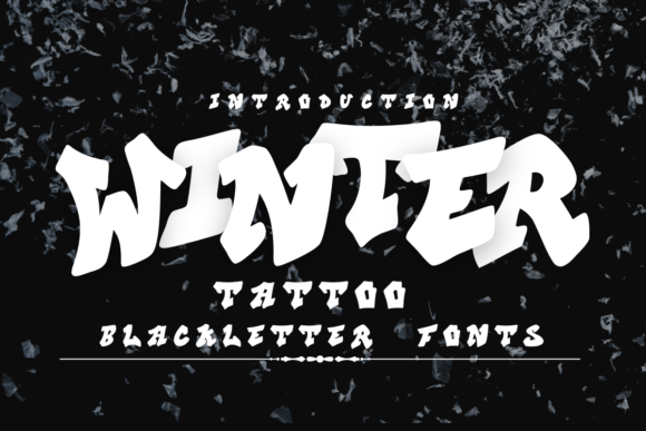 Winter Tattoo Font